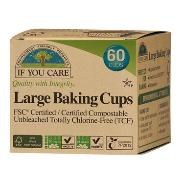 If You Care Large Baking Cups 60pcs